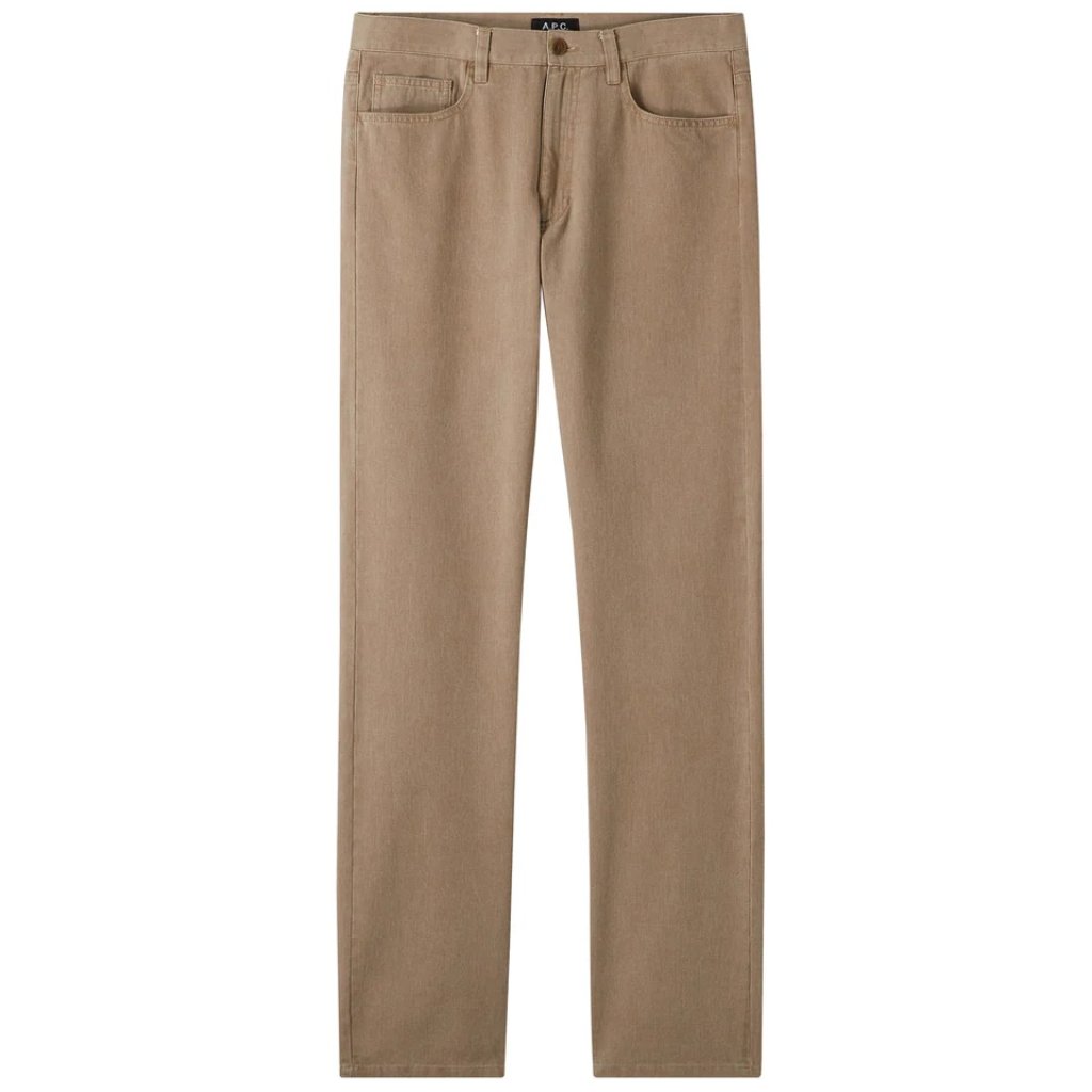 A.P.C. Petit Standard Jean, 5 Pocket Straight Leg Jeans In Taupe
